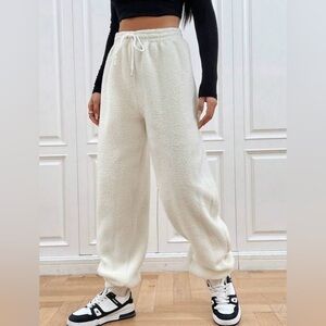 Corduroy sweat pants